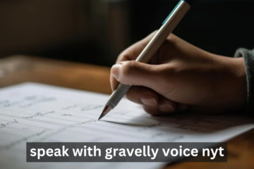 Speak With Gravelly Voice NYT