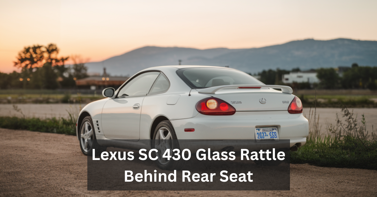 Lexus SC 430 Glass Rattle Behind Rear Seat